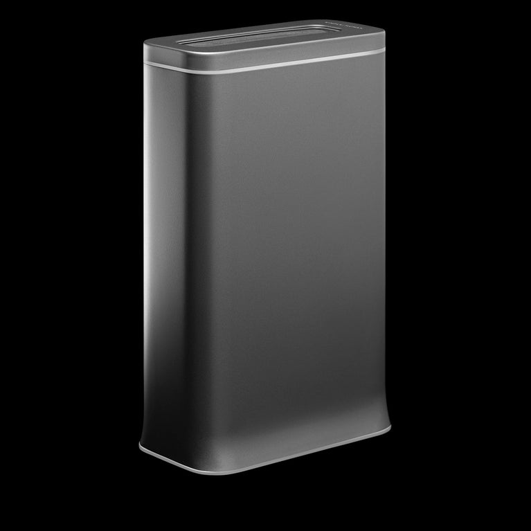 Simplehuman's Cleanstation on a Black background. 