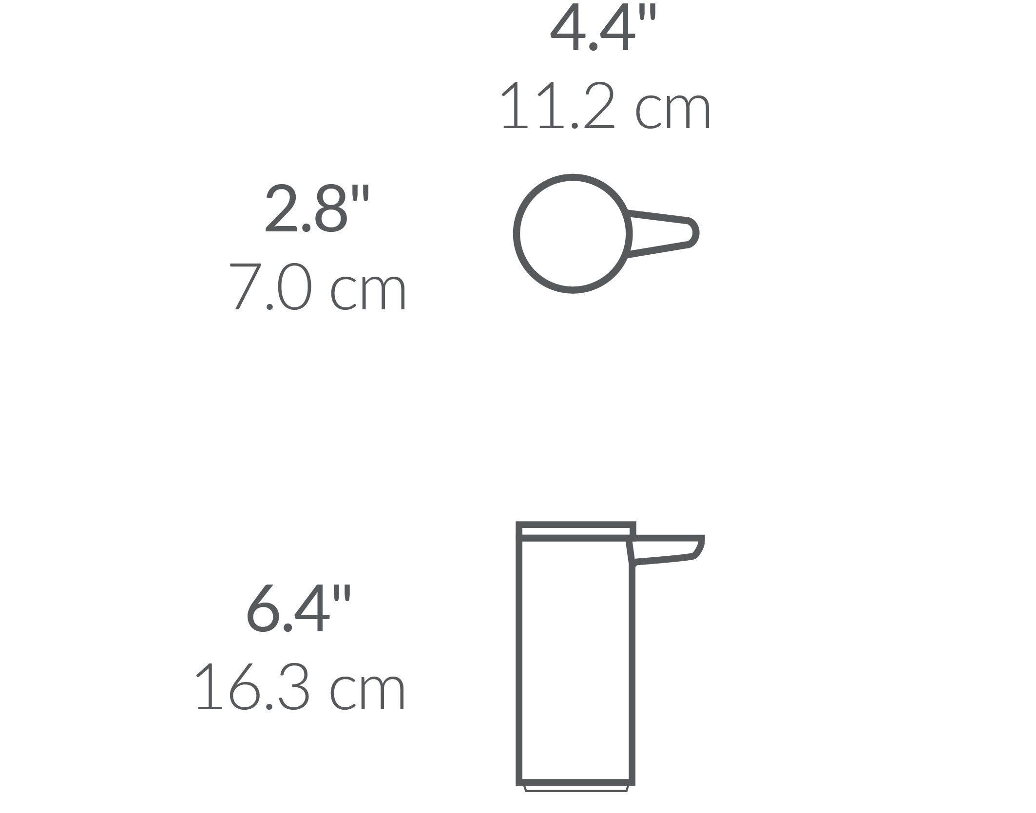 Liquid Sensor Pump dimensions