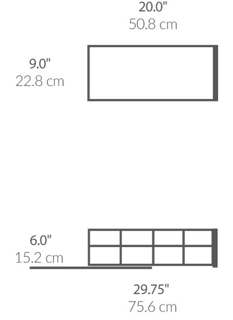 9 Inch Pull-Out Cabinet Organizer dimensions