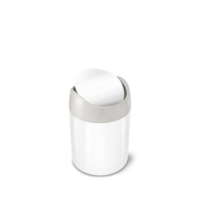  Simplehuman's 1.5L Mini Can in White